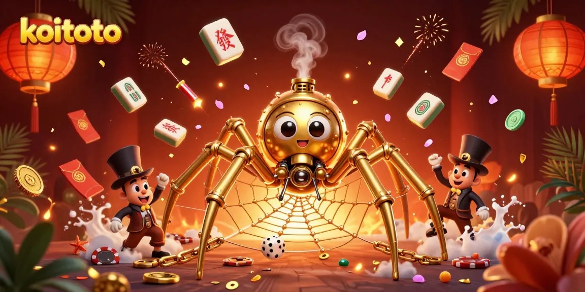 Experience immersive gaming with koitoto featuring steampunk characters and vibrant casino elements