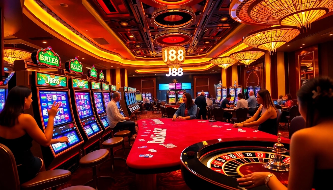 Experience thrilling wins at J88 with vibrant casino games and poker action.