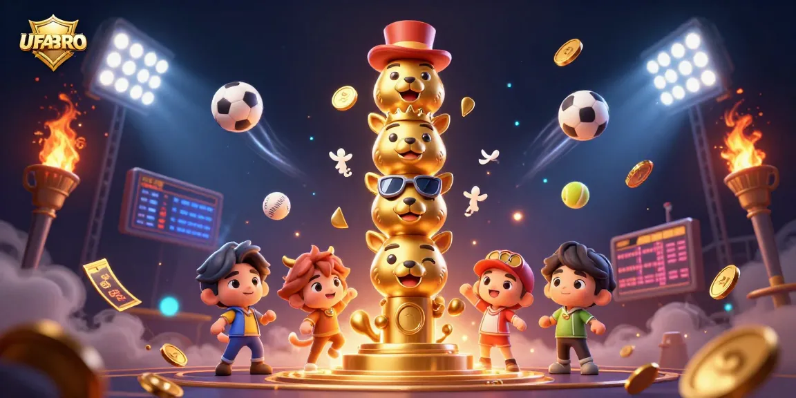 Experience thrilling wins at UFABRO with dynamic sports betting elements and interactive casino graphics.