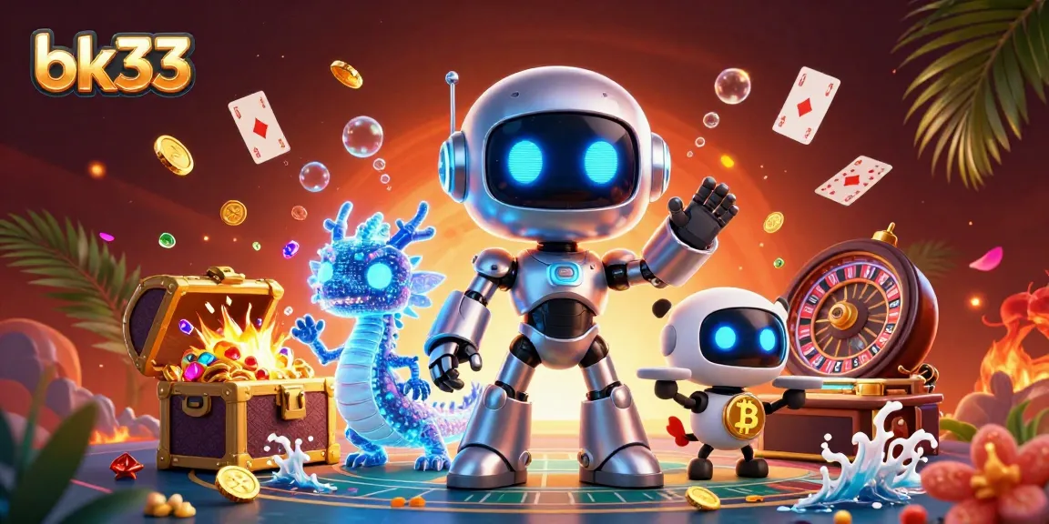 Experience thrilling live casino action at bk33 with vibrant characters engaging in games