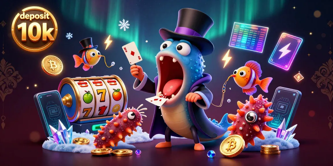 Permainan slot dengan deposit 10k di dunia kasino yang penuh warna dan pemandangan menakjubkan.