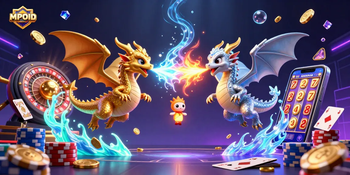 MPOID champions an unforgettable gaming experience with vibrant dragons, coins, and roulette spins.