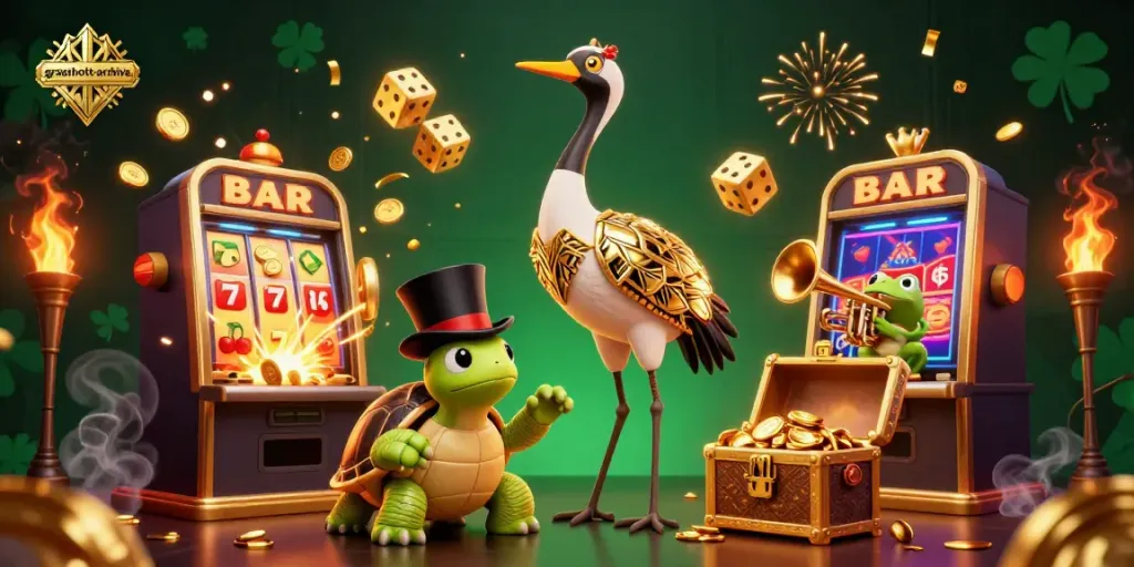 Engage with the thrilling atmosphere of grayshott-archive through a vibrant 3D casino scene.