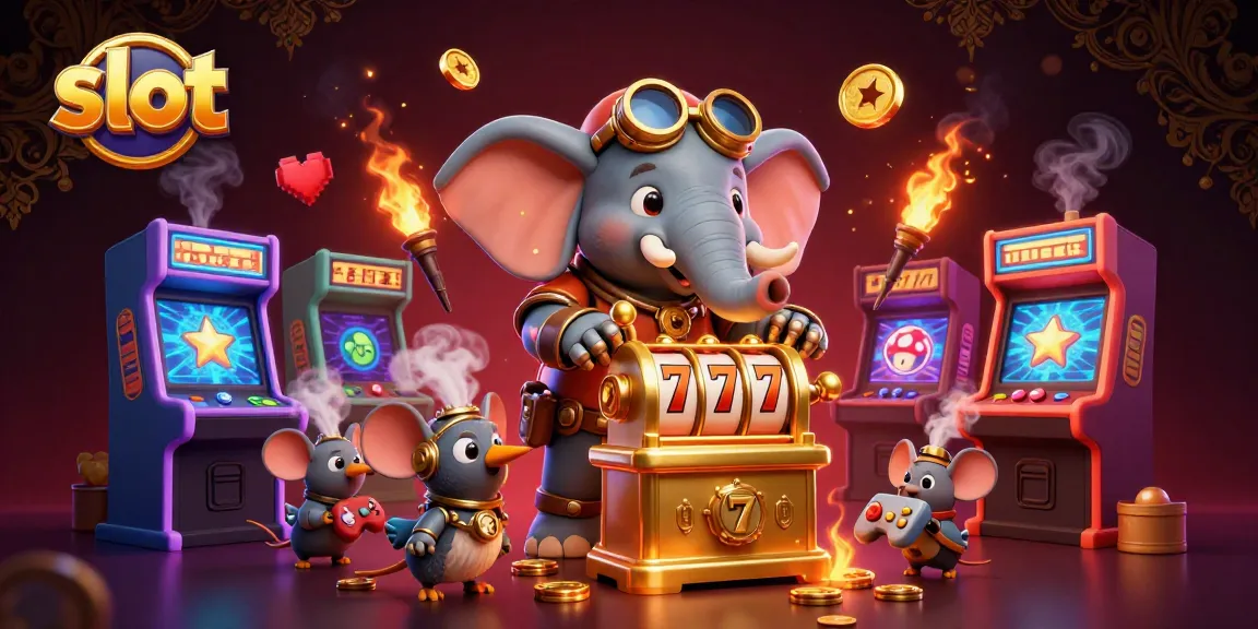 Spin vibrant slot reels with steampunk characters in a dynamic casino scene.