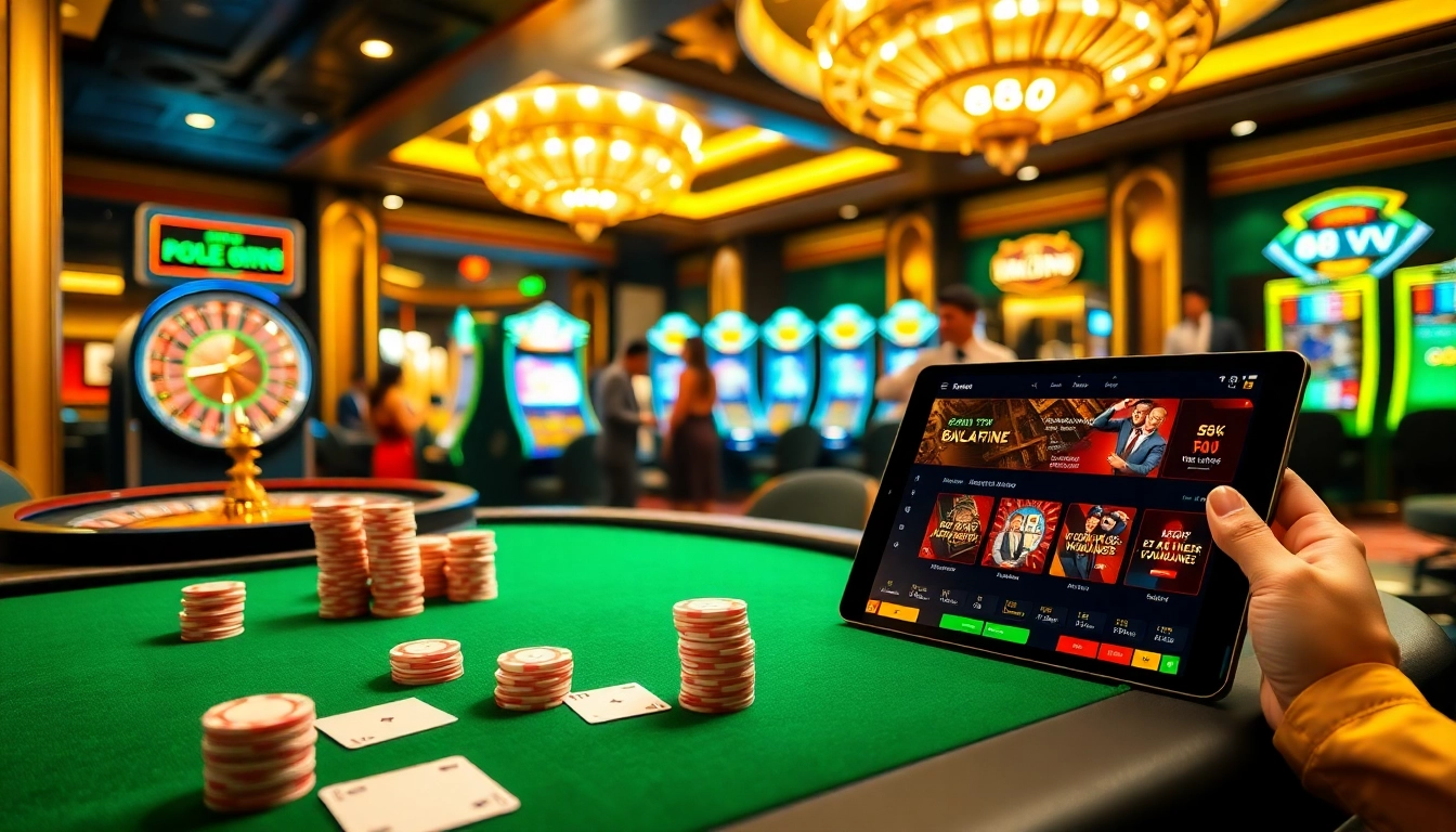 Experience thrilling gameplay at 88vn with vibrant casino tables and exciting gaming options.