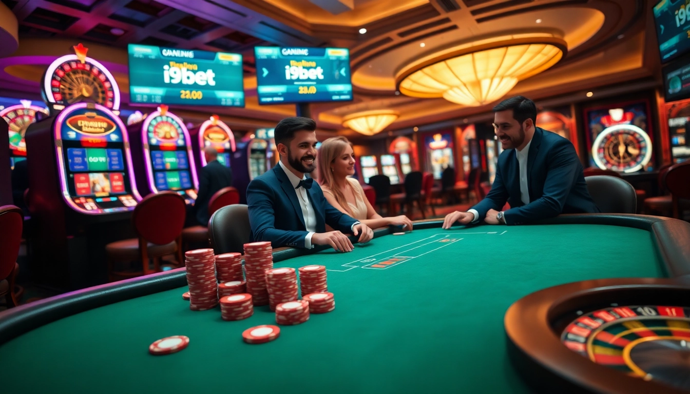 Experience thrilling gameplay at i9bet with exciting poker games and vibrant casino visuals.