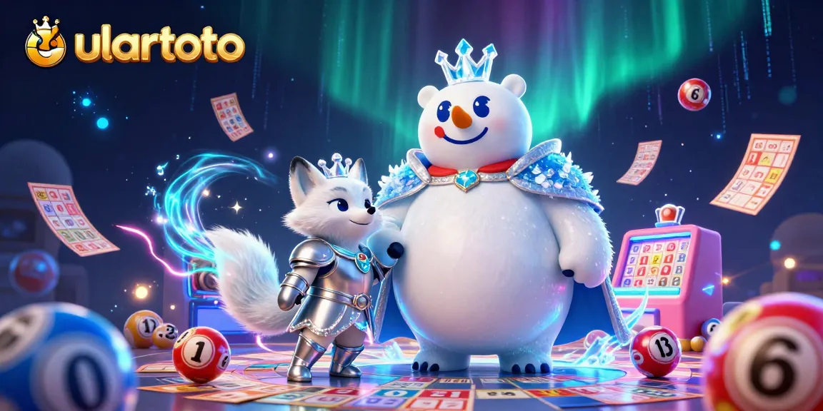 Experience ulartoto's exclusive lottery adventure with dynamic elements in a vibrant scene.