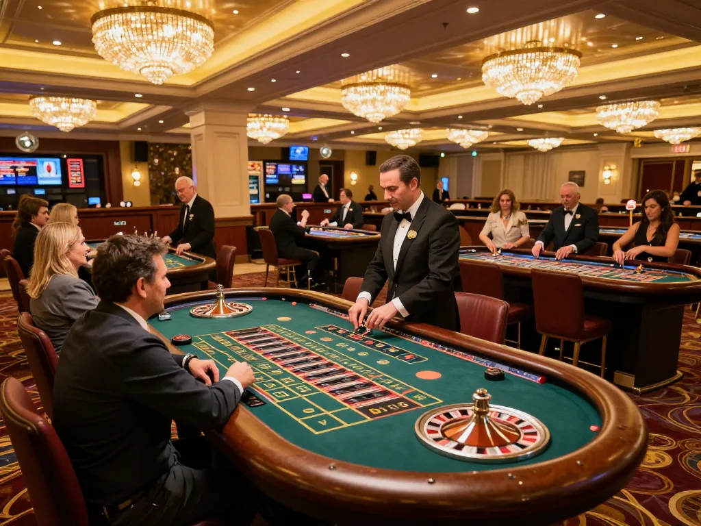 Experience the thrill of gaming at https://mk8th.net/ with vibrant casino scenes showcasing players engaged in dynamic roulette action.