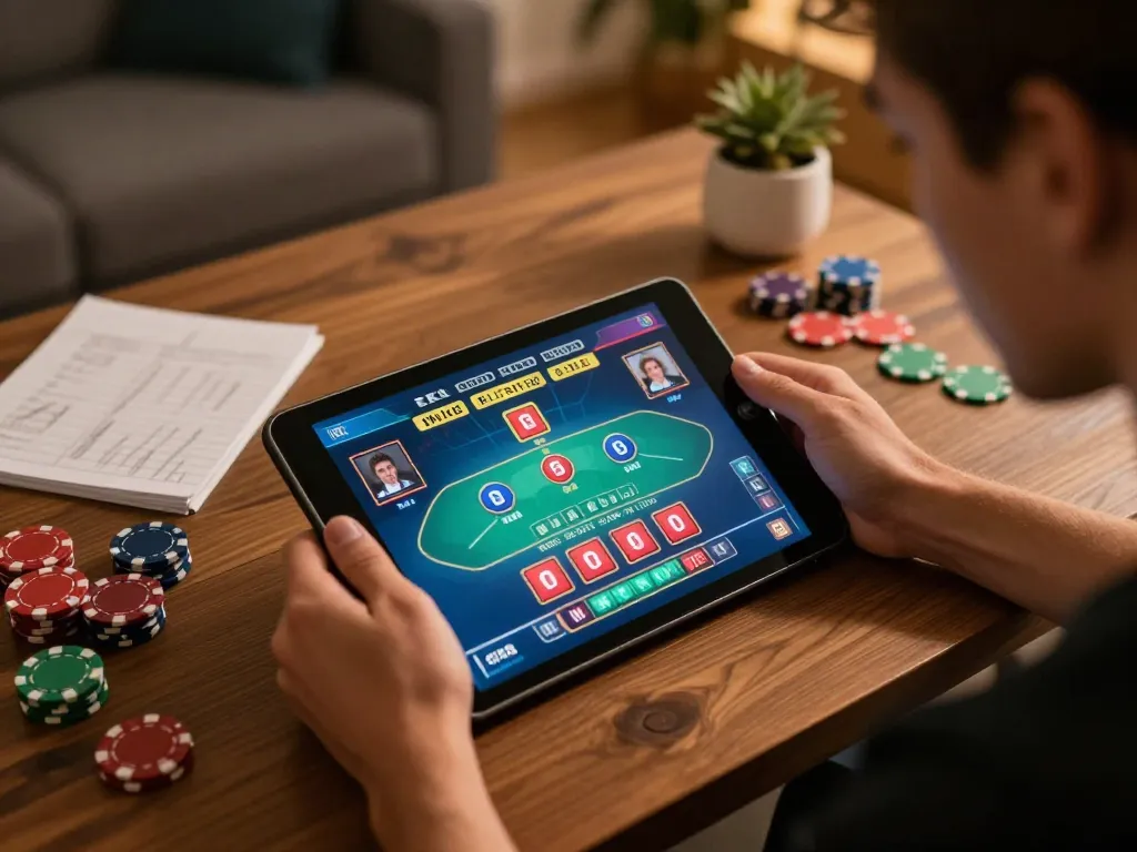 Experience thrilling gameplay with m107 in an online casino setup showcasing strategic betting.