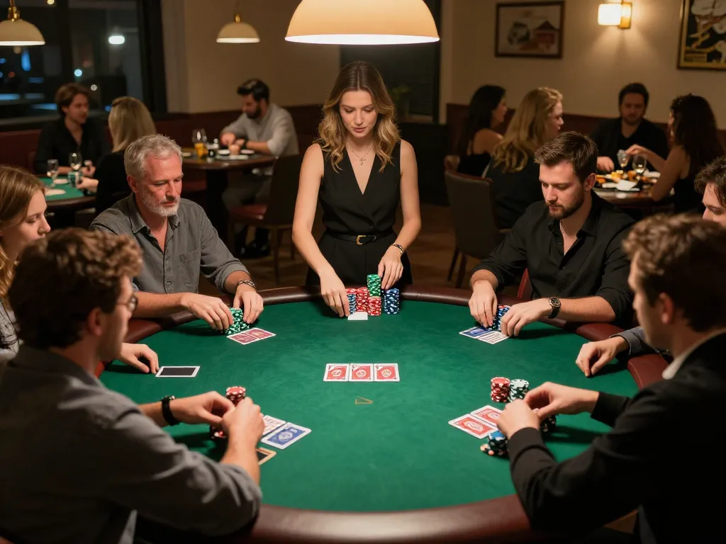Engage in expert poker strategy with RR88 at a competitive private game night