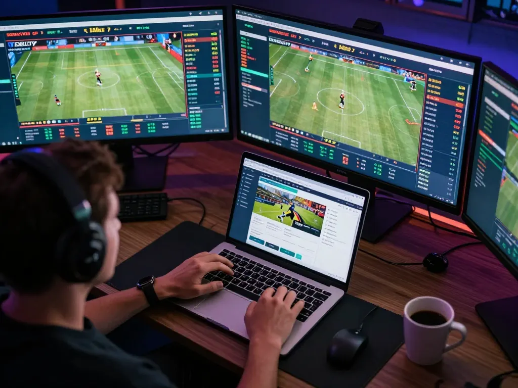Engaging with ALO8 sports betting app on multiple screens for better odds