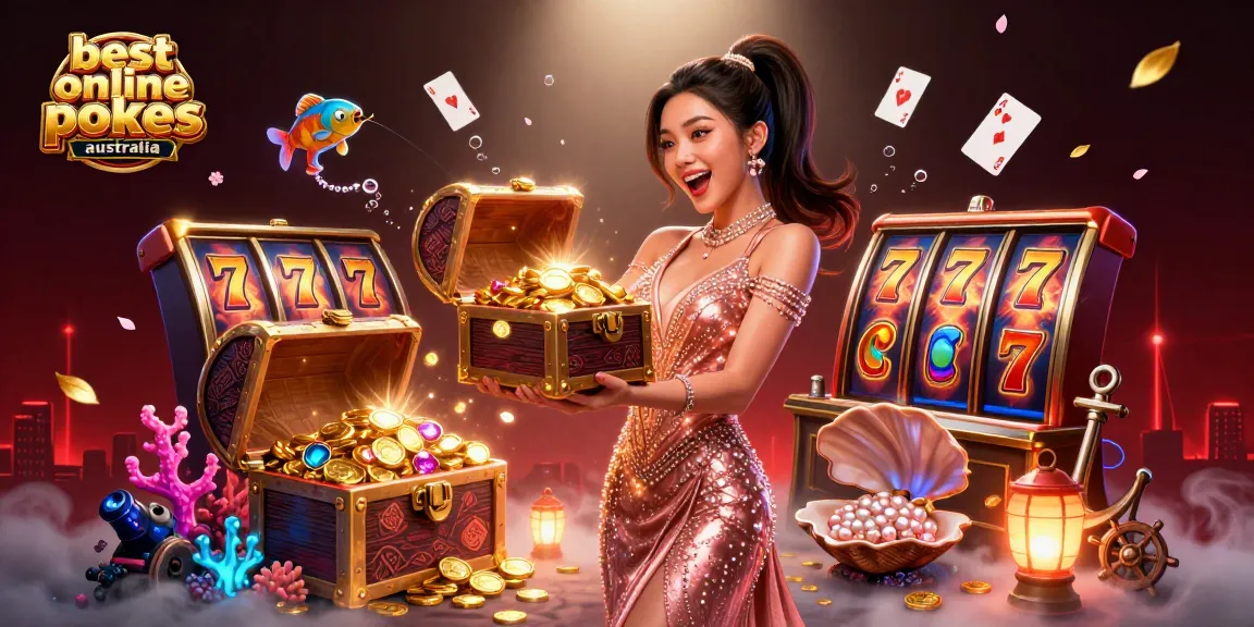 Experience the thrill of the best online pokies Australia with vibrant slot machines and captivating visuals.