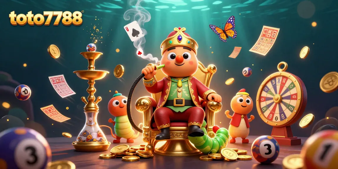 Engage in thrilling lottery games at toto7788, showcasing dynamic action with vibrant lottery balls.