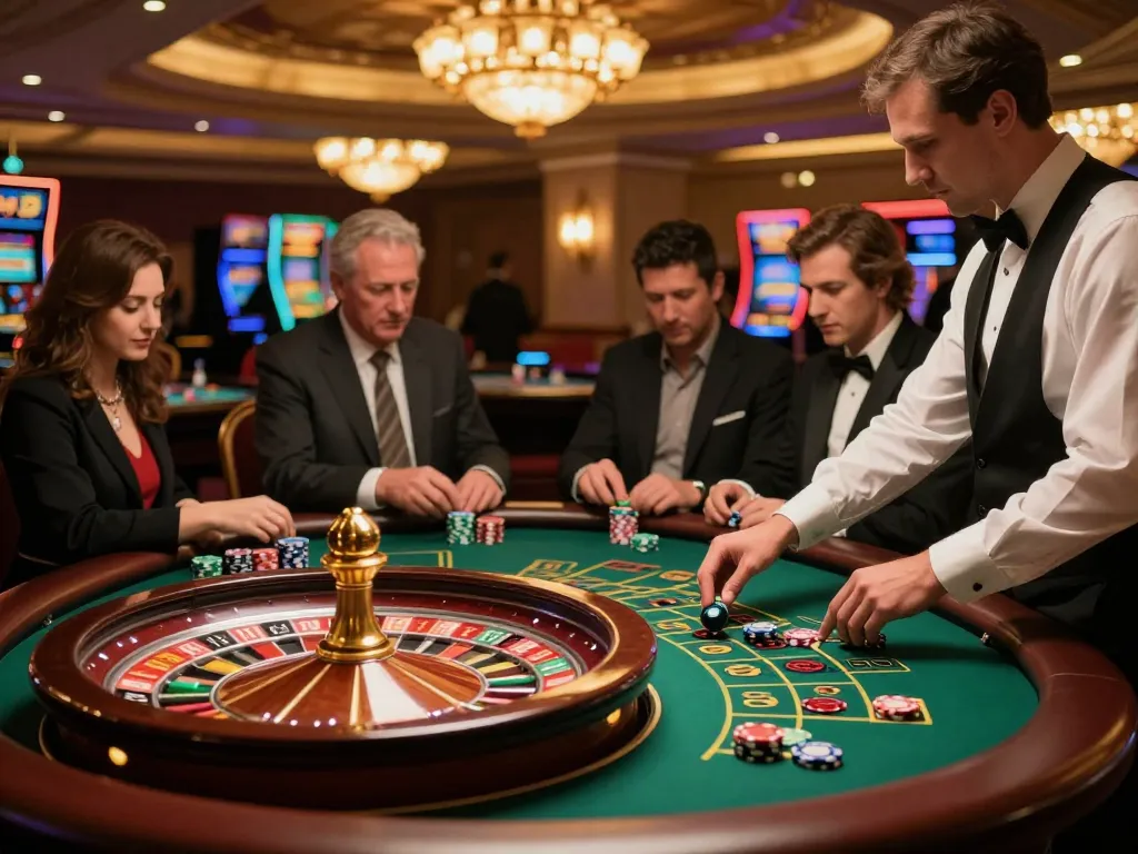 Experience excitement at the nohu roulette table as players engage in high-stakes bets.