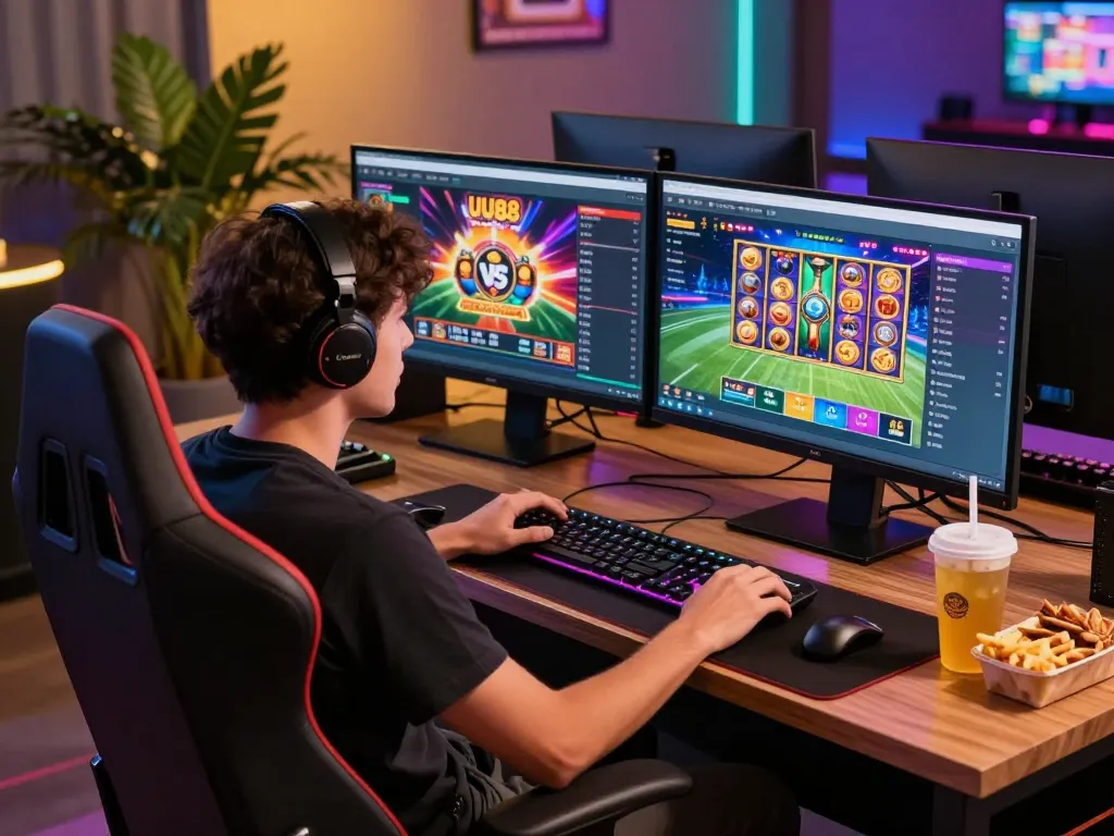 Engaging gaming atmosphere on UU88 platform with live betting and casino games.