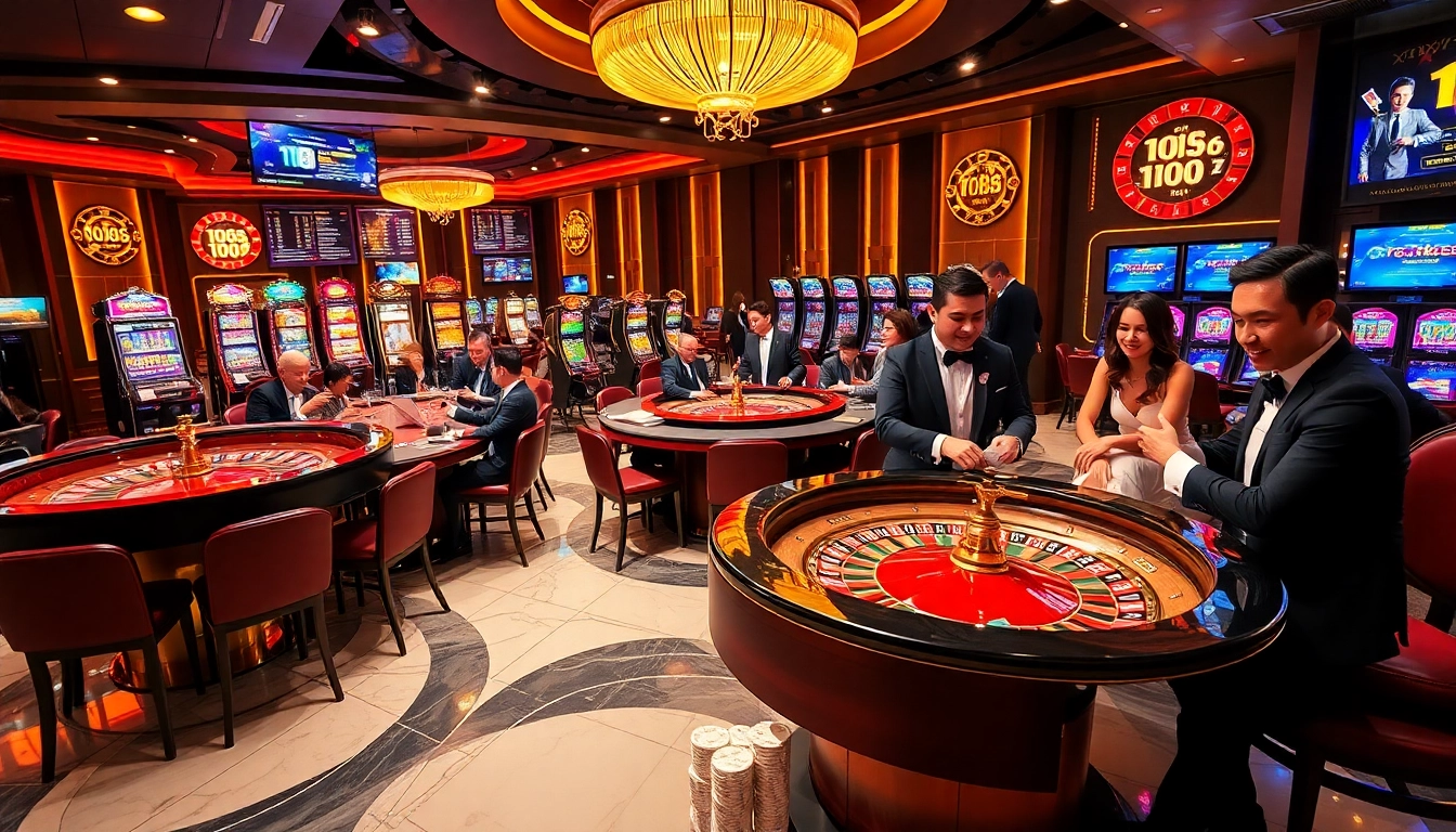 Experience the excitement of nhà cái XX88, a premier online casino featuring roulette wheels and engaging players.