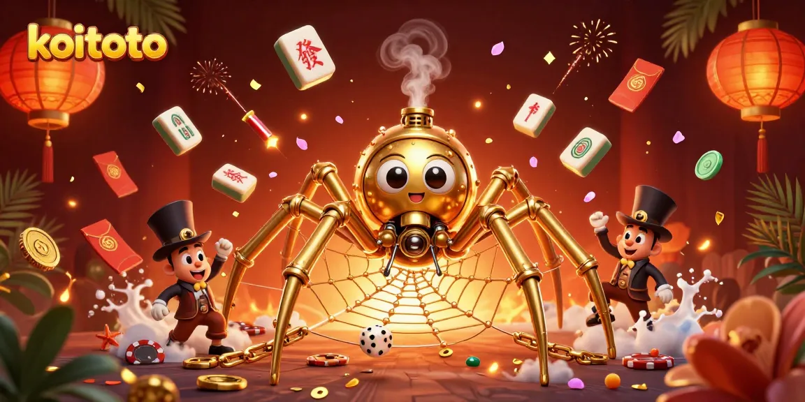 Experience immersive gaming with koitoto featuring steampunk characters and vibrant casino elements