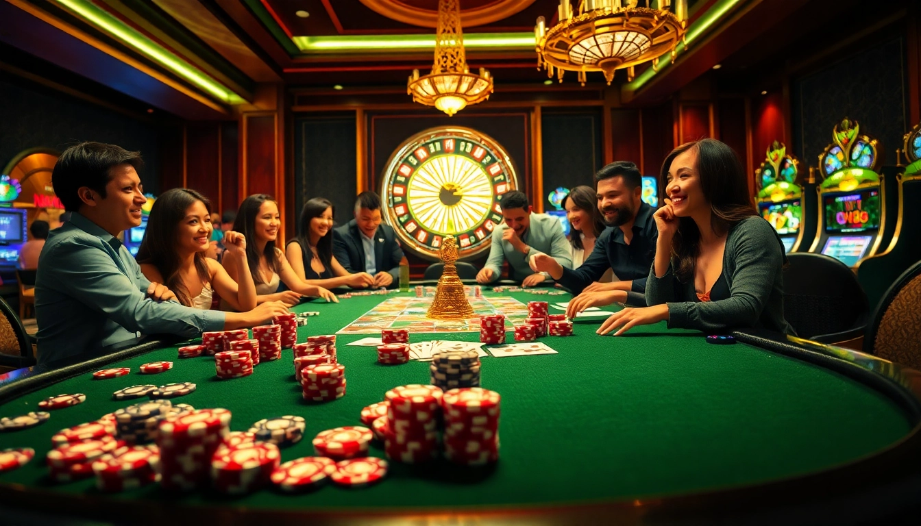 Experience the thrill of nk88 with exciting gambling action at a luxurious casino.
