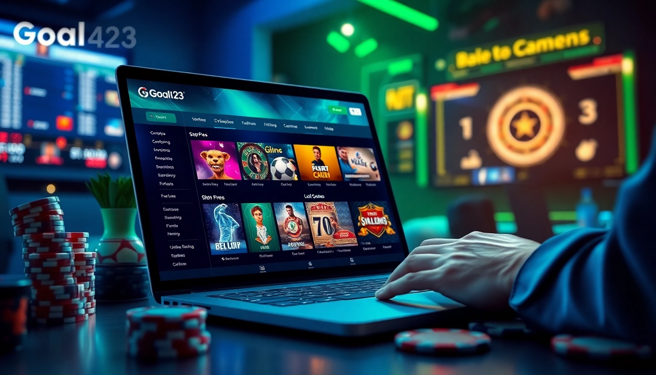 Engaging user experience on Goal123 online gaming platform, showcasing diverse gaming options.