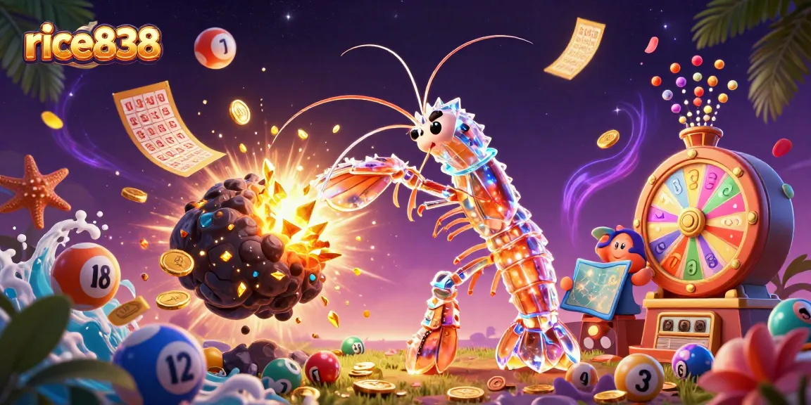 Engage with rice838's thrilling jackpot action featuring gemstones, games, and dynamic lottery elements.