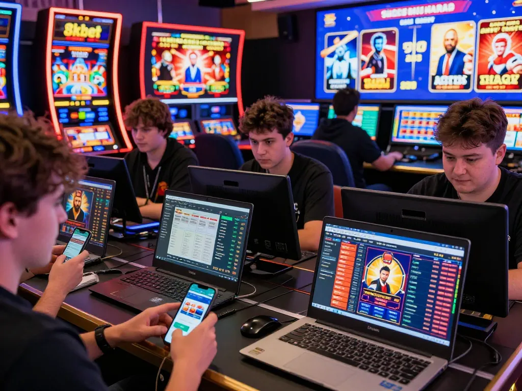 Players enjoying thrilling games on 8kbet platform with vibrant displays.