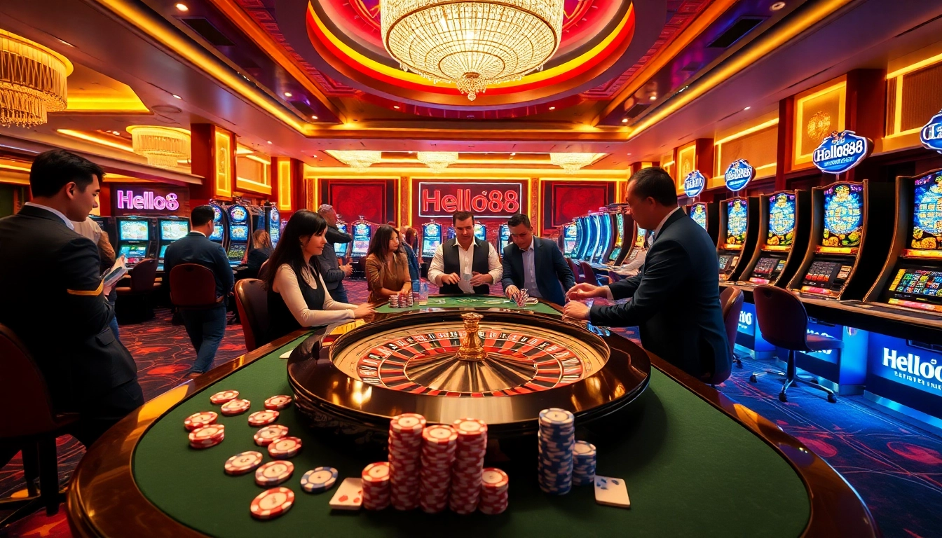 Experience excitement at Hello88's casino with vibrant games and thrilling interactions.