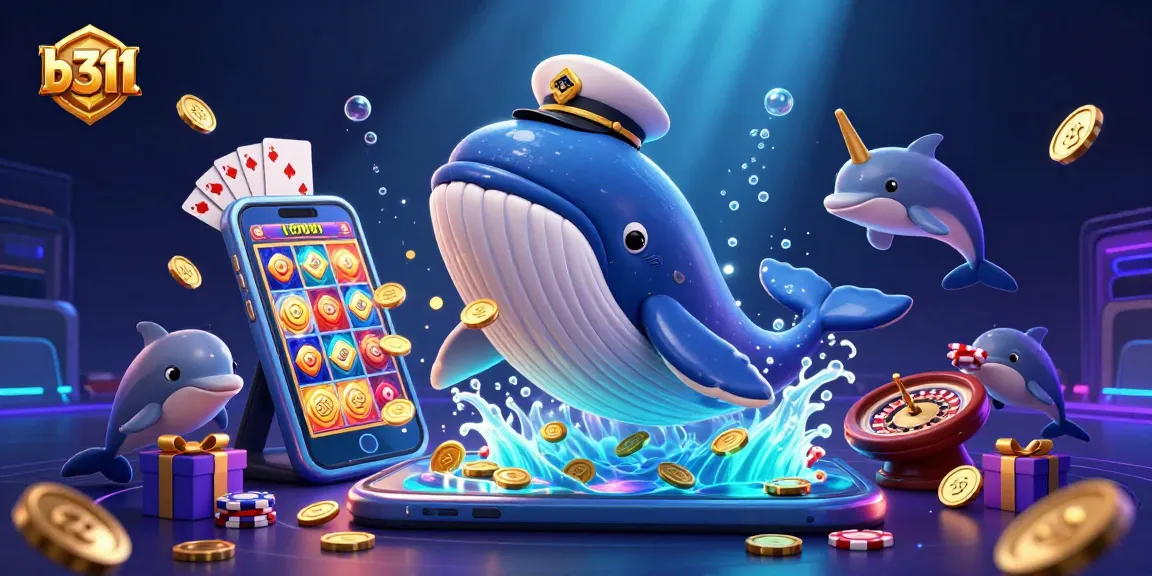O b311 oferece uma emocionante experiência de jogos com recursos dinâmicos e personagens no fundo de um mar de moedas.