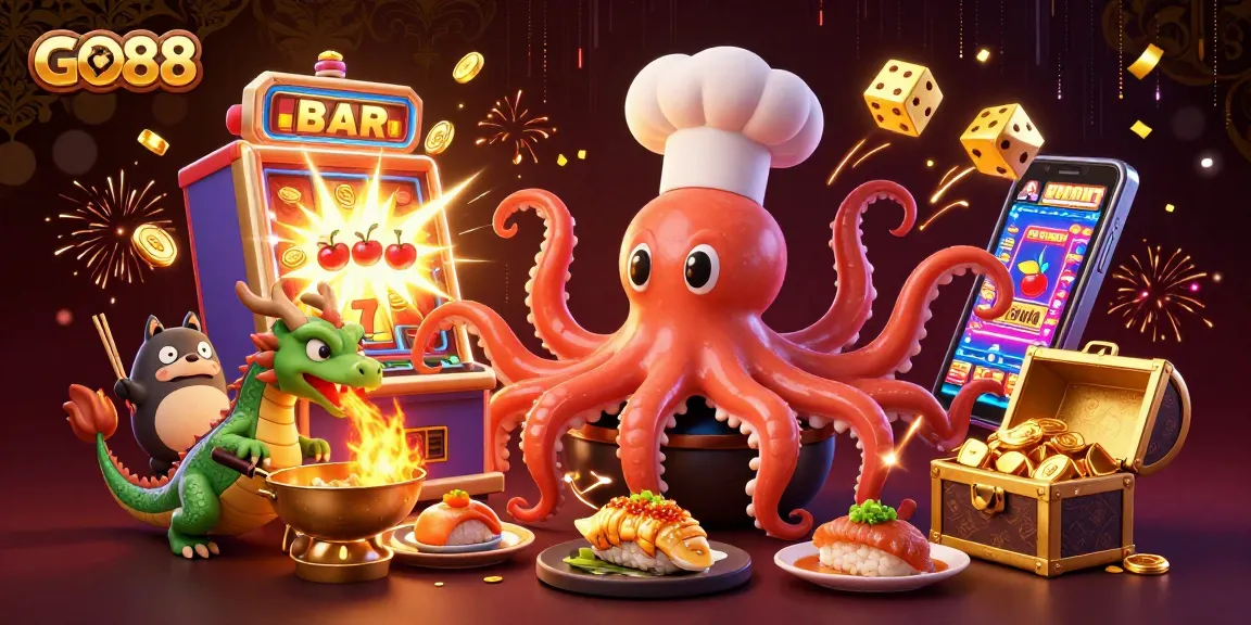 Spin to win at GO88 with vibrant slot machines and colorful casino characters!