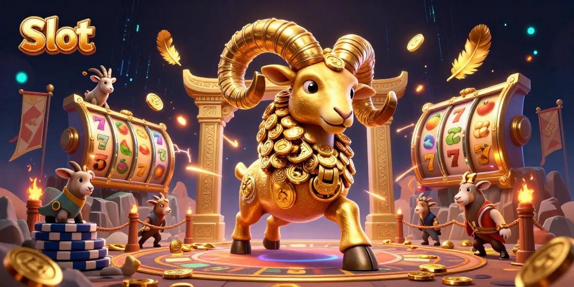 Spin lucky Slot reels in a vibrant 3D scene filled with golden symbols and casino energy
