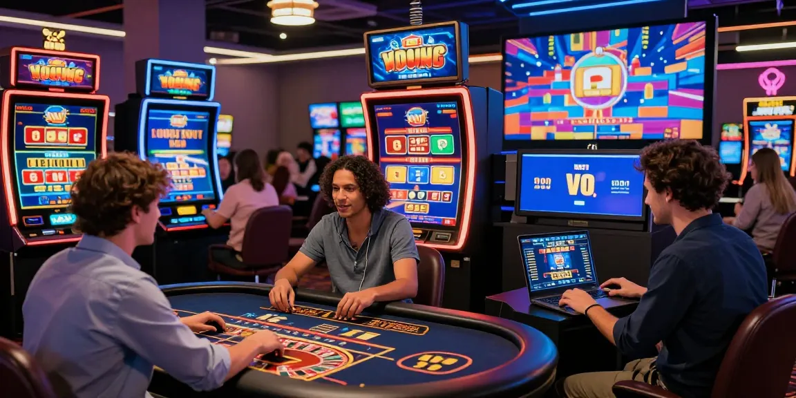 Players immersed in action at credit card casinos, showcasing diverse gaming experiences and dynamic environments.