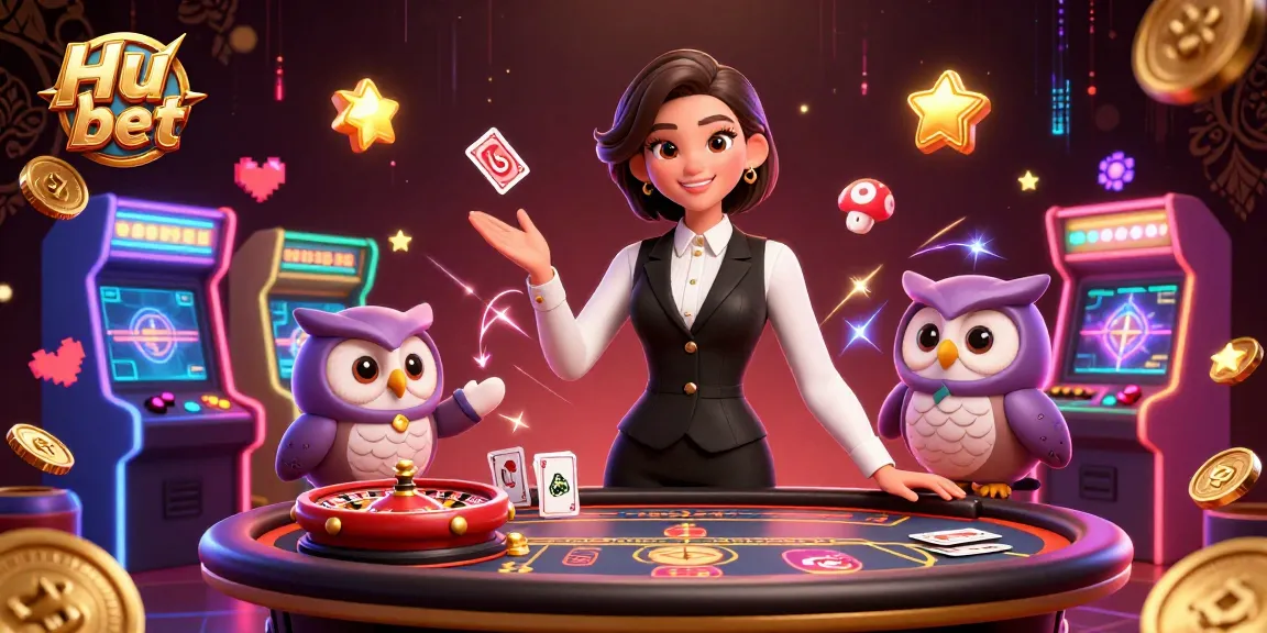 Experience thrilling gaming action at Hu bet with charismatic dealers and vibrant game elements.
