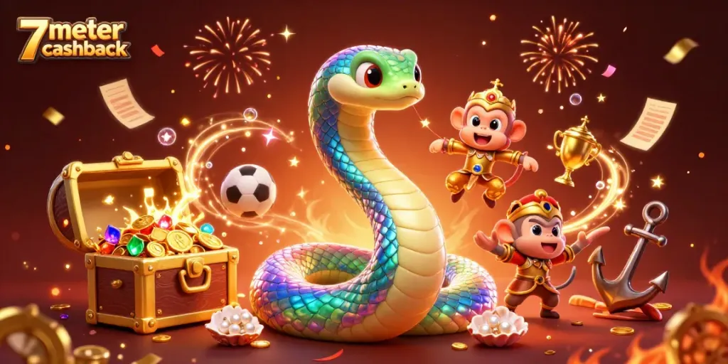 Experience the excitement of 7meter cashback with vibrant colors and dynamic betting elements.