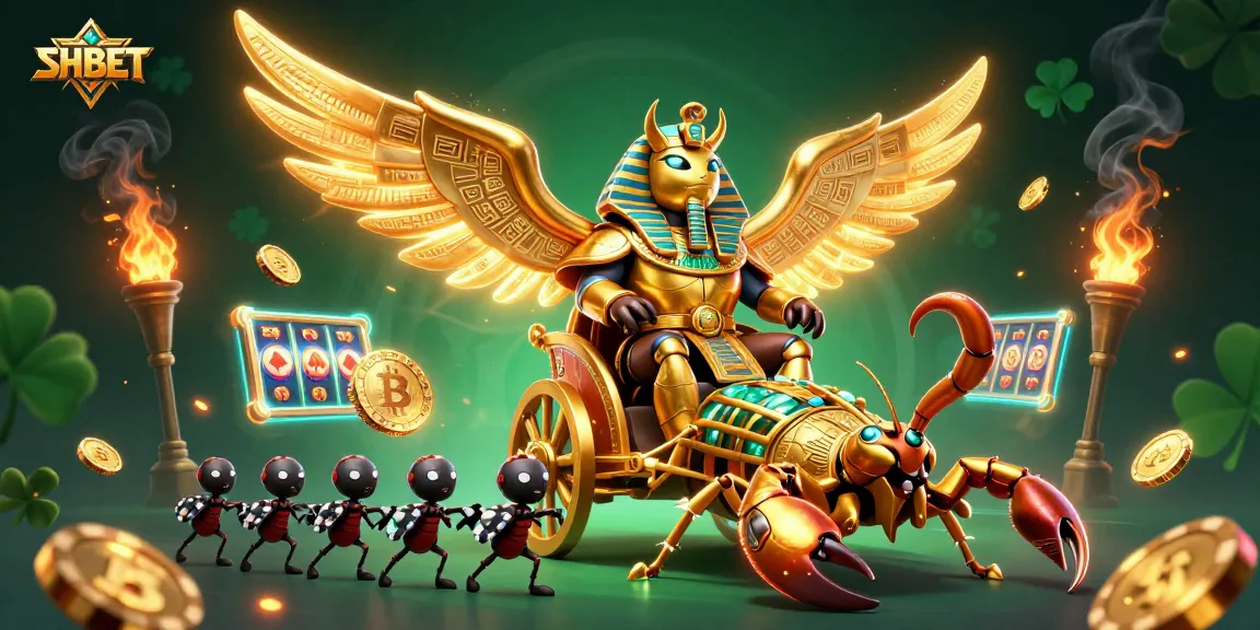 Experience thrilling gameplay at SHBET's vibrant casino with jackpot-rich elements and interactive characters.