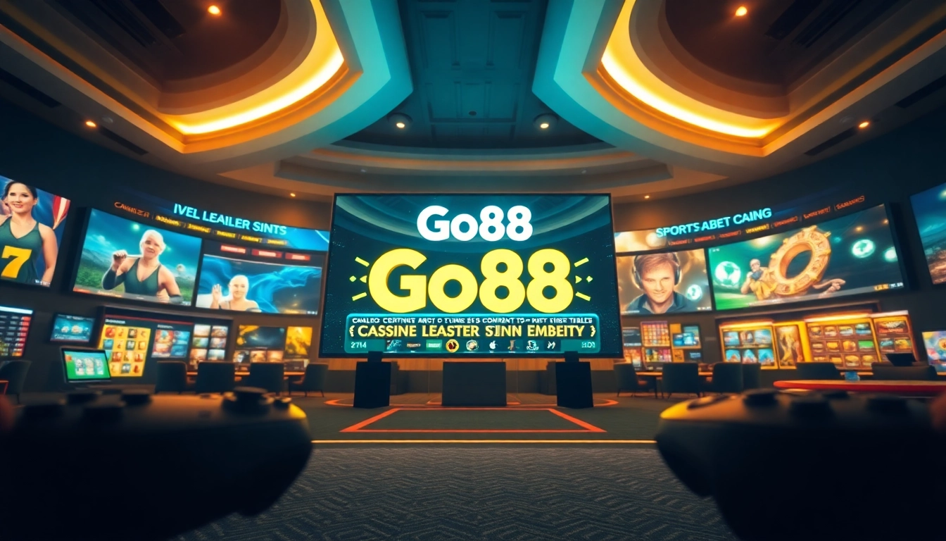 Experience the excitement of Go88's online gaming platform with innovative designs and interactive elements.