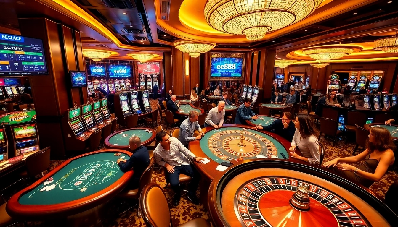 Experience thrilling gameplay at https://ee88.gb.net/ with vibrant gaming tables and joyful players.