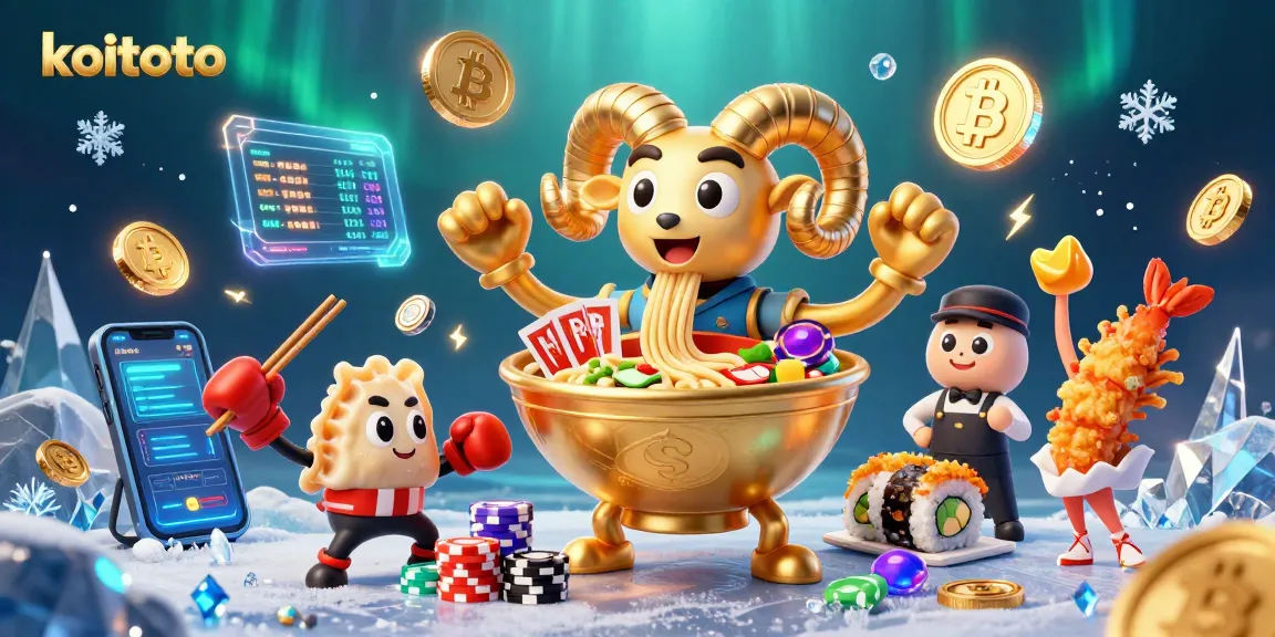 Koitoto offers fun with engaging slots and gaming excitement from a vibrant scene filled with characters.