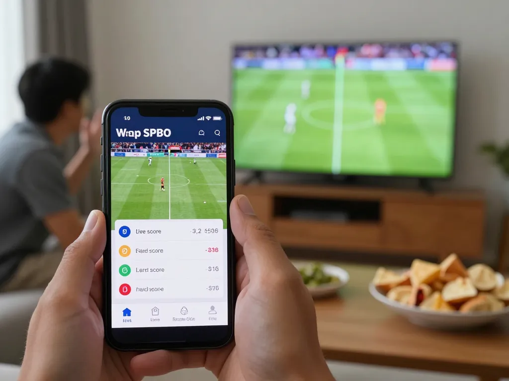 Berinteraksi dengan aplikasi skor langsung SPBO untuk pembaruan sepak bola waktu nyata dan wawasan taruhan
