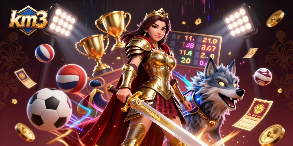 km3 offers thrilling sports betting action with dynamic energy and vibrant visuals.
