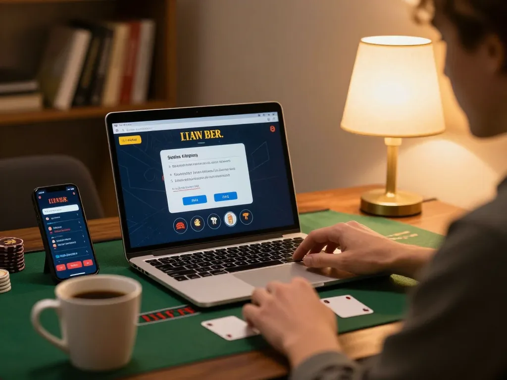 Player enjoying live dealer blackjack on rikvip with engaging online setup and warm ambiance.