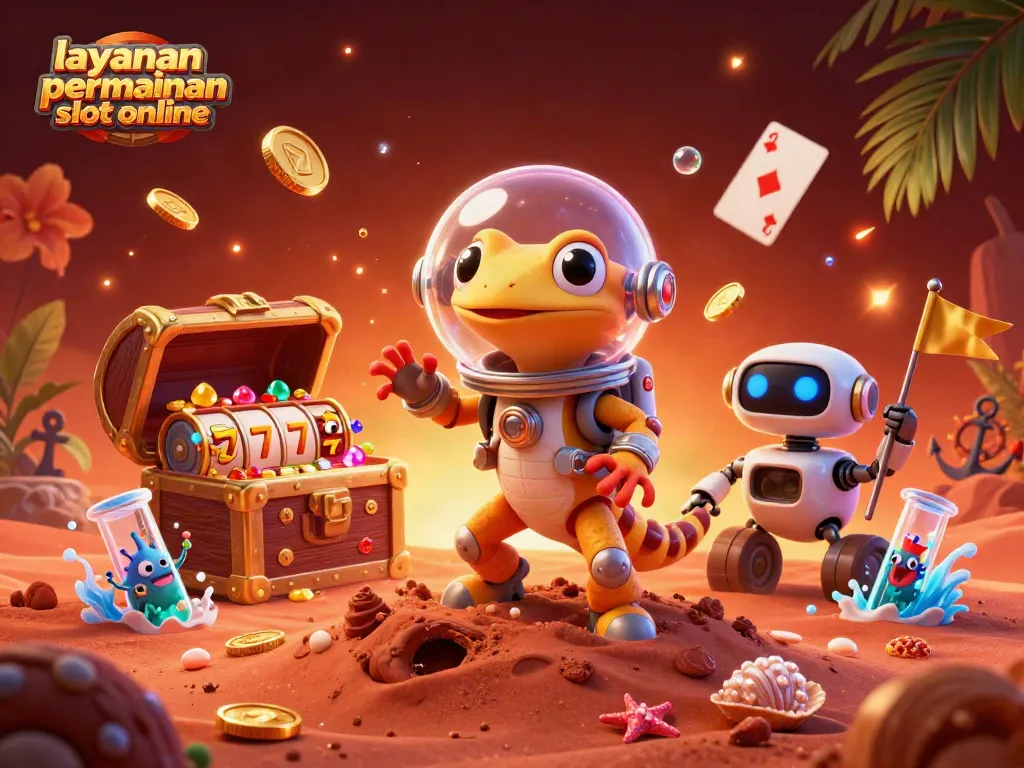 Menangkan layanan permainan slot online dengan sensasi khas kasino yang meriah di luar angkasa.