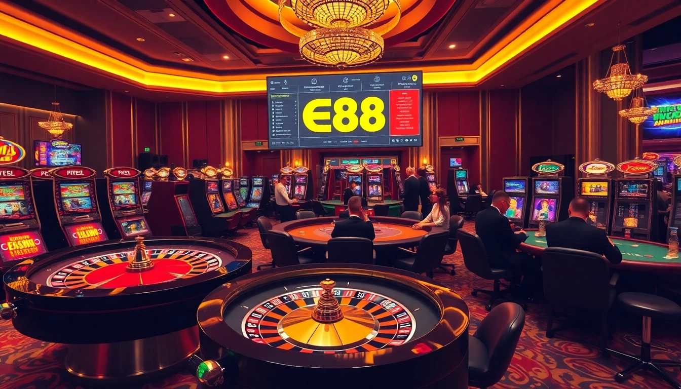 Experience the excitement at Ee88 with vibrant casino games and engaging gambling activities.