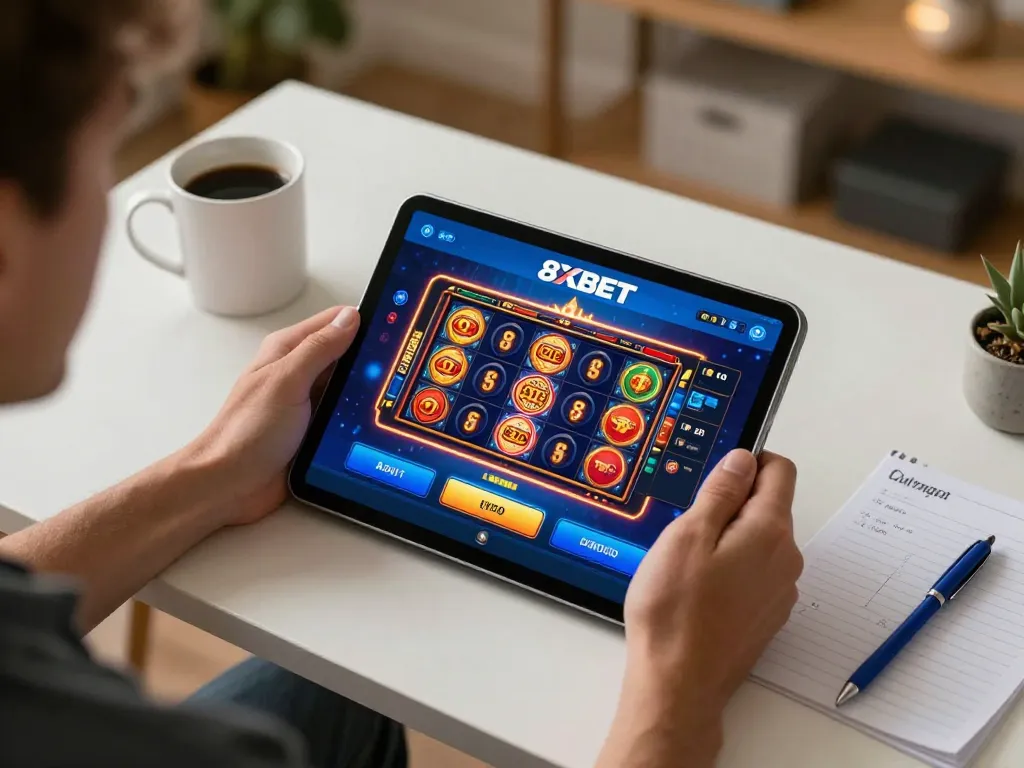 Engaging interaction with nhà cái 8xbet app while playing exciting online slots and live dealer games.