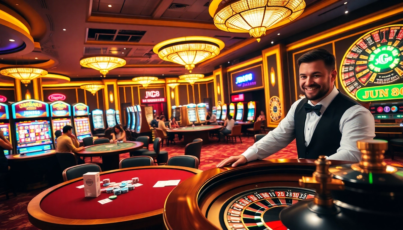 Experience the thrilling atmosphere of https://jun88app.app/ where professional gaming meets luxurious entertainment.