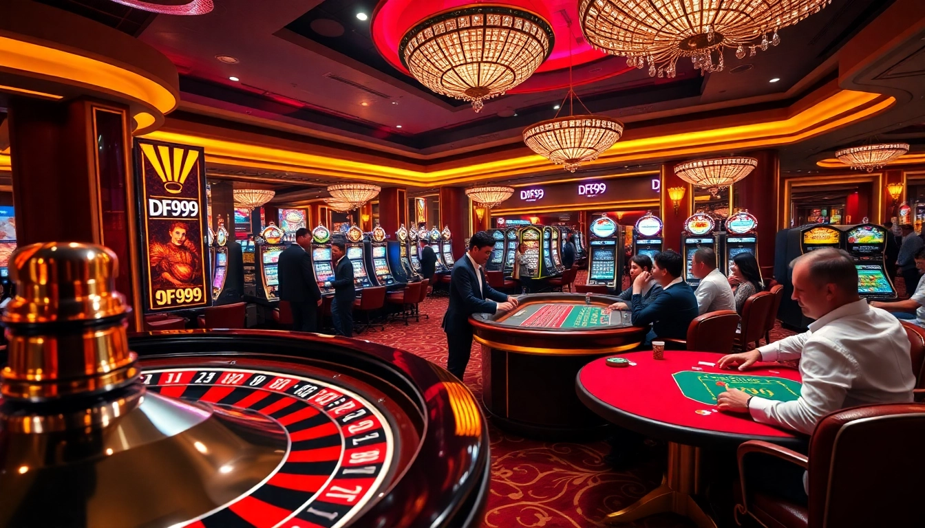 Experience the excitement of DF999 Casino with thrilling games like baccarat and roulette.