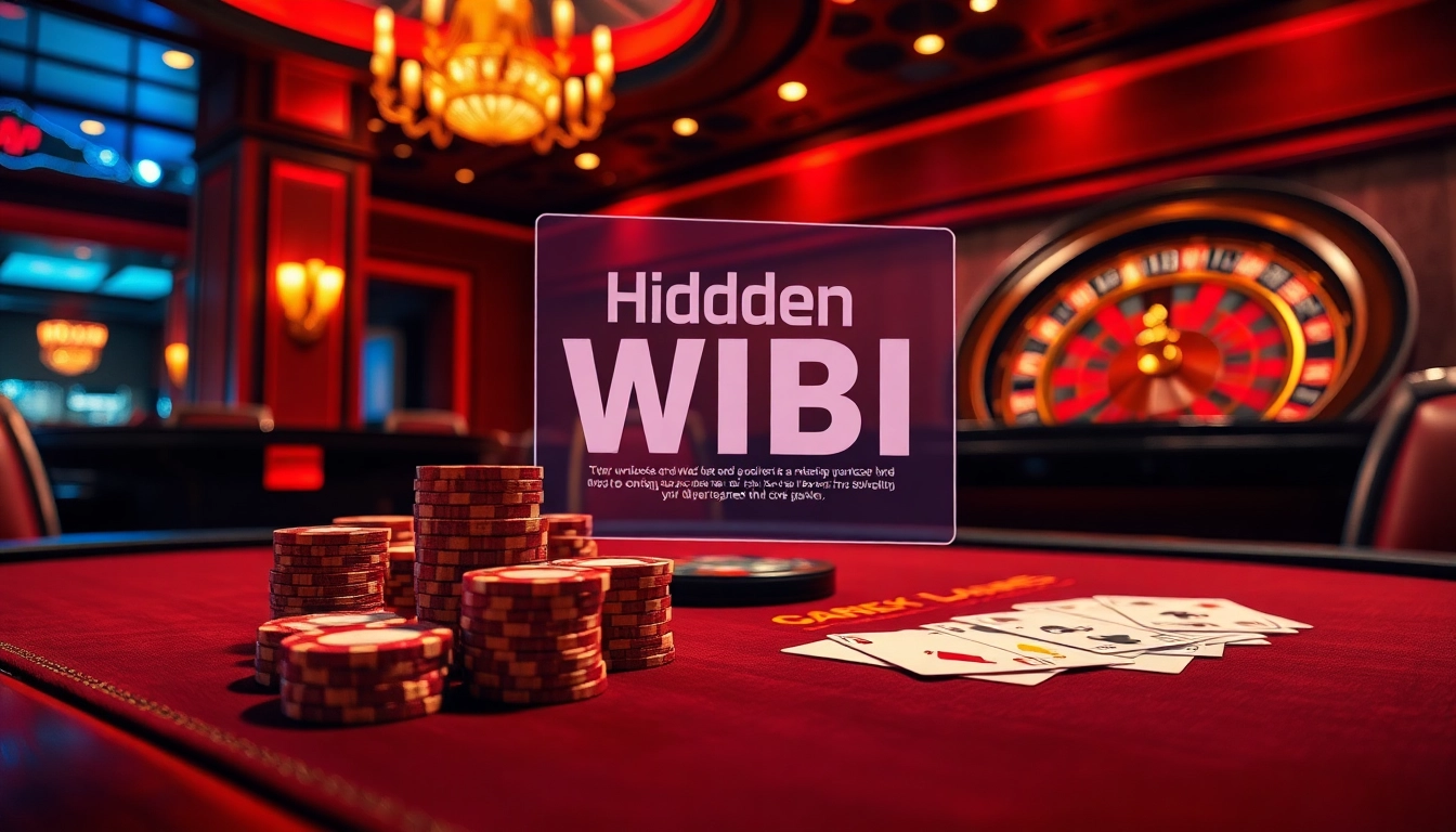 Experience high-stakes gambling at the hidden wiki poker table with vibrant chips and cards.