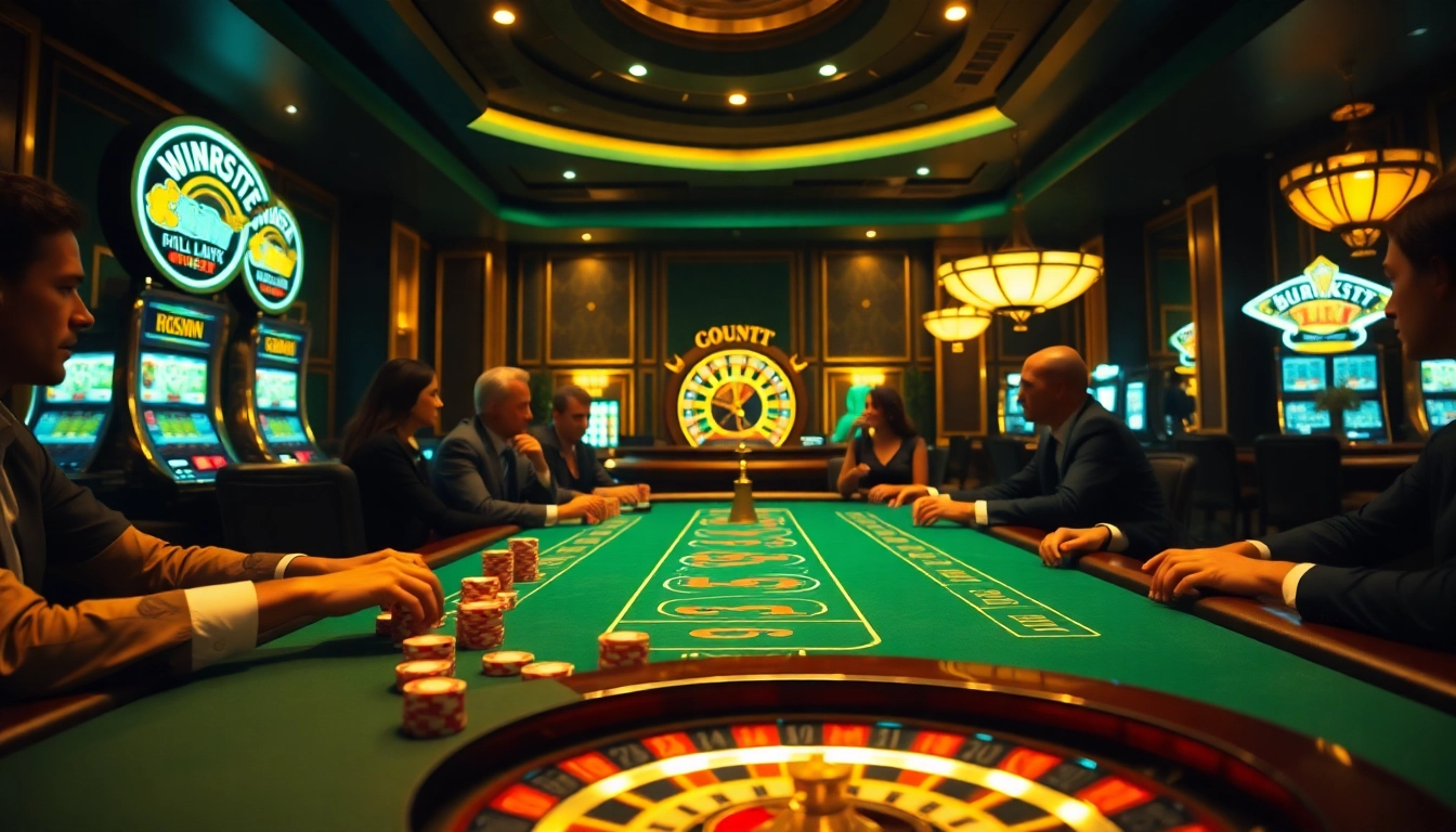 Engaging poker action at bl555 casino, showcasing high-stakes gameplay and vibrant atmosphere.