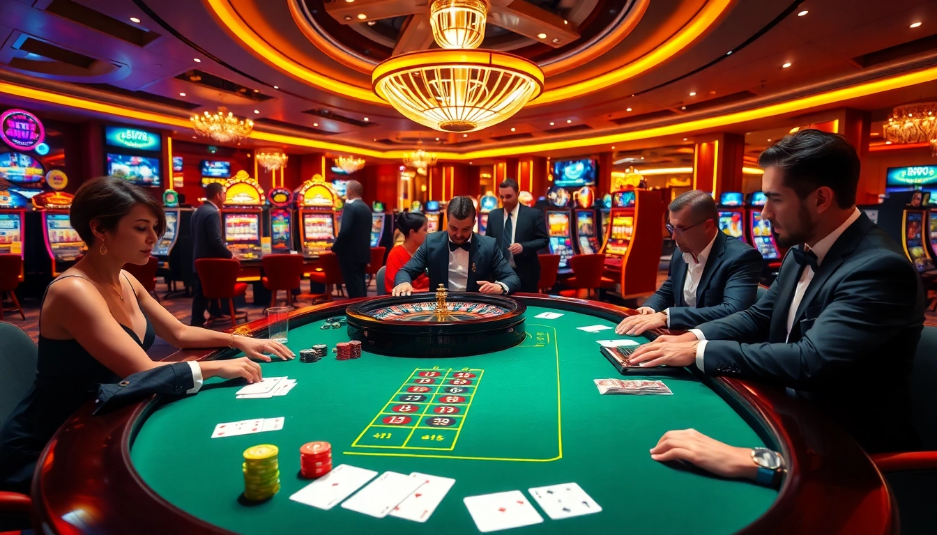 Experience thrilling gameplay at nhà cái rr88 with a vibrant casino atmosphere featuring live dealer games.