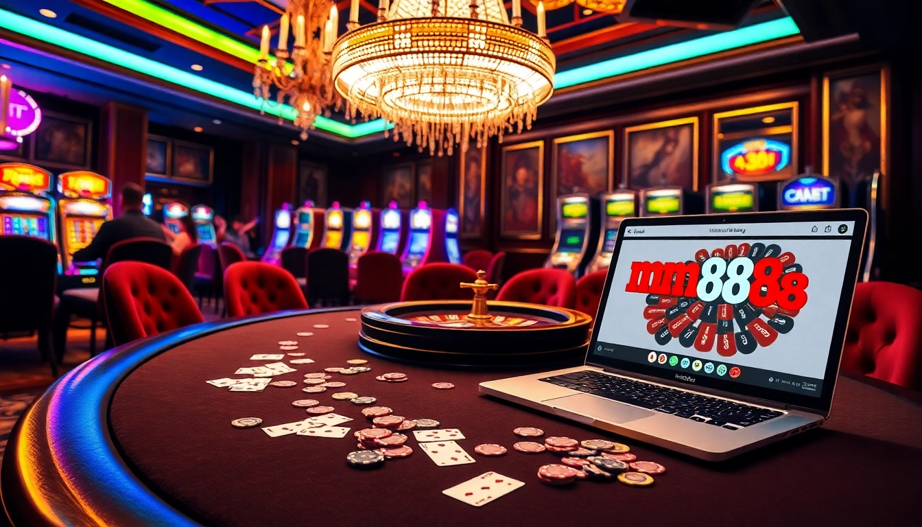 Experience the thrill of nhà cái mm88 with lively casino activities and betting excitement.