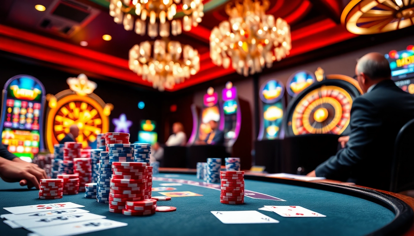 Experience the thrill of HAYBET with an exciting poker game and vibrant casino atmosphere.