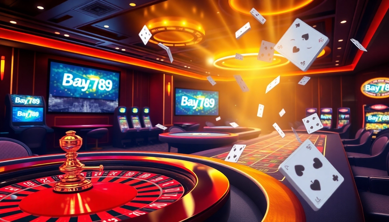Experience the excitement at Bay789's dynamic online casino with vibrant games and engaging visuals.